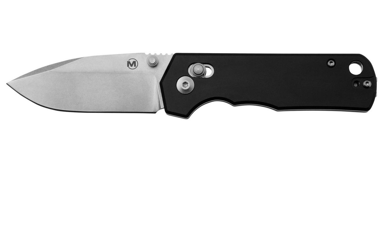 Böker Magnum Rockstub 01SC091 Stonewashed 440B, Black Aluminium, zakmes