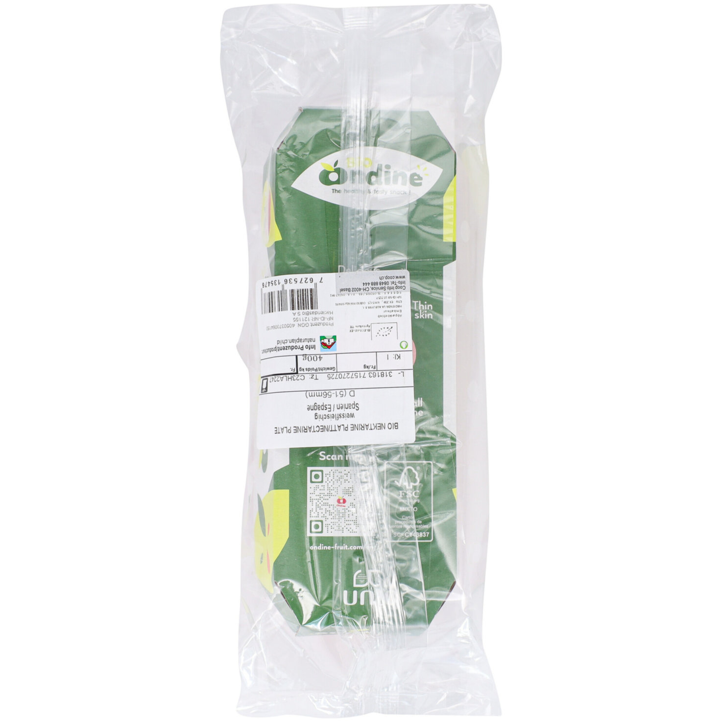 Naturaplan Bio Nektarine Ondine flach -