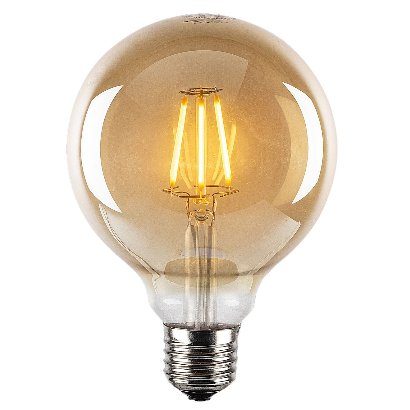 Opviq 6 Ampoules jaune chaud - 9.5x9.5x13.8 cm
