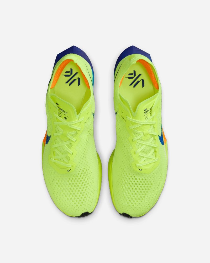 Chaussures de running Nike ZoomX Vaporfly Next% 3 Jaune Fluo pour homme