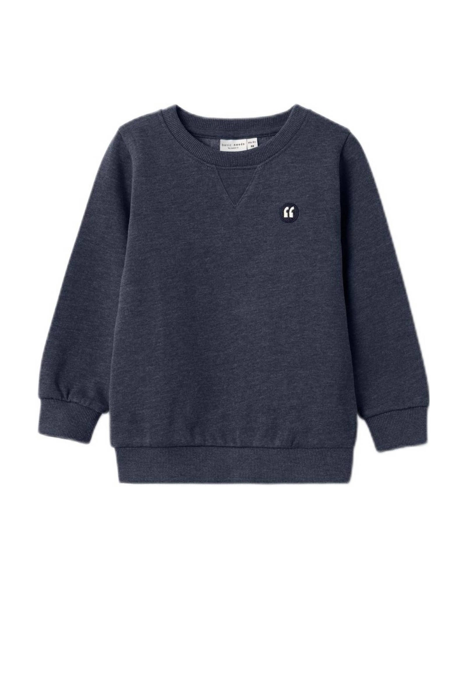 NAME IT sweater NMMVIMO donkerblauw
