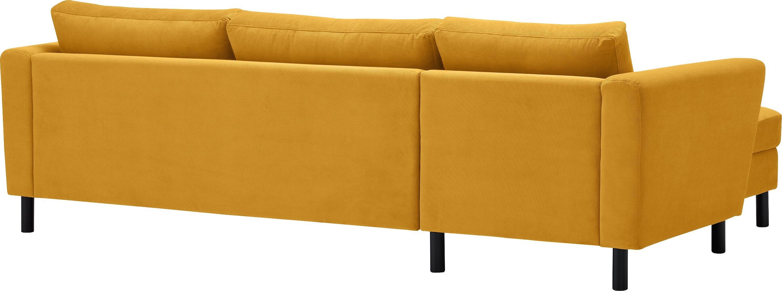 DIENER Ecksofa - Senf / B: 235.0 cm x T: 156.0 cm x H: 81.0 cm