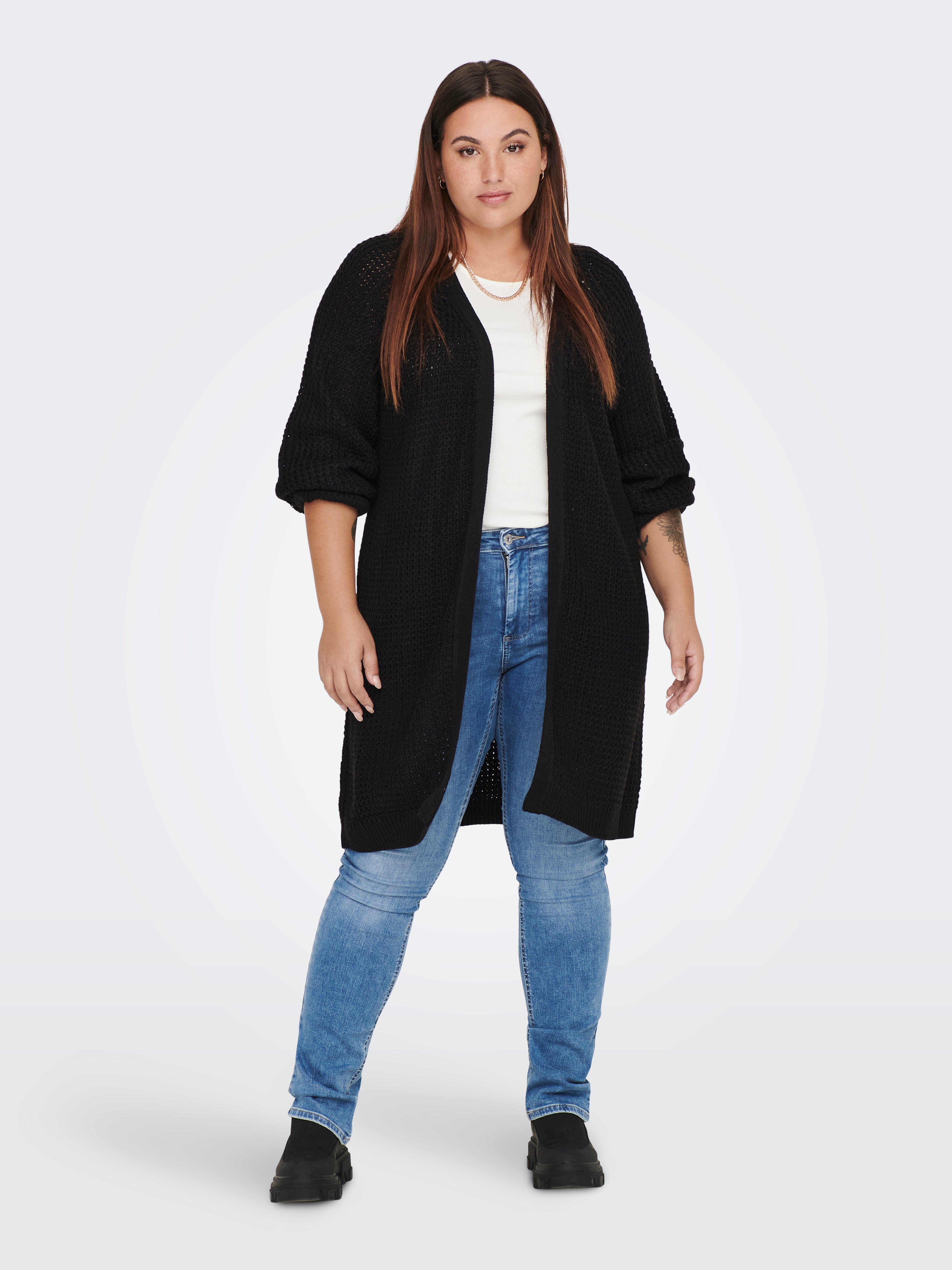 CARMIRLA Strickjacke Black