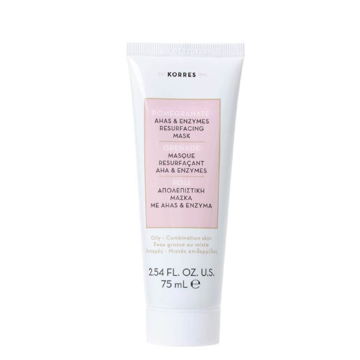 Masque resurfaçant AHA & Grenade (peaux mixtes à grasses) 75ml Grenade Korres