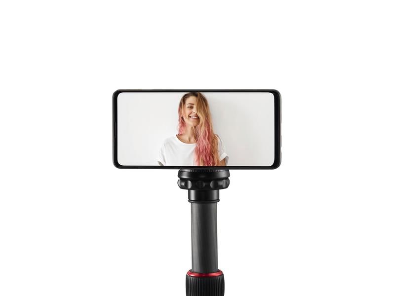 Hama Halterung Handy «Puck» magnetisch, universal Kompakter Magnet-Halter zur sicheren Befestigung eines Smartphones an Kamerastative und ¼“-Anschlüsse