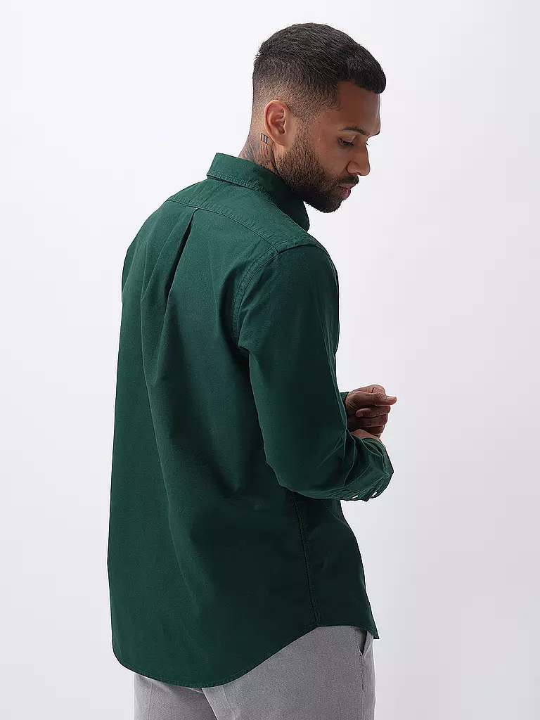POLO RALPH LAUREN Hemd Custom Fit dunkelgrün