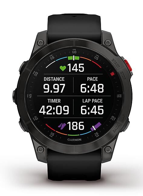 GARMIN - MONTRE GPS EPIX SAPPHIRE TITANE