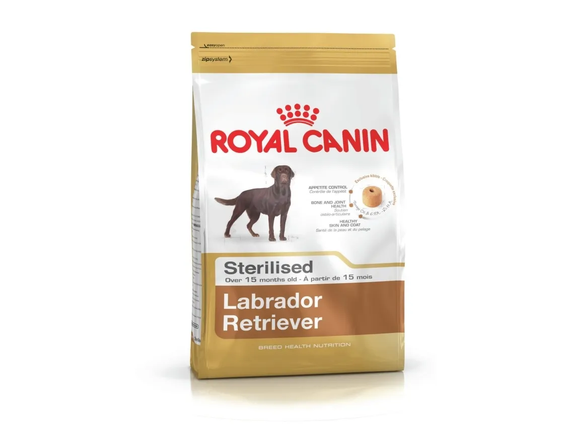 Royal Canin Labrador Retriever Sterilised, Adult, Fjerkræ, Ris, 12 kg