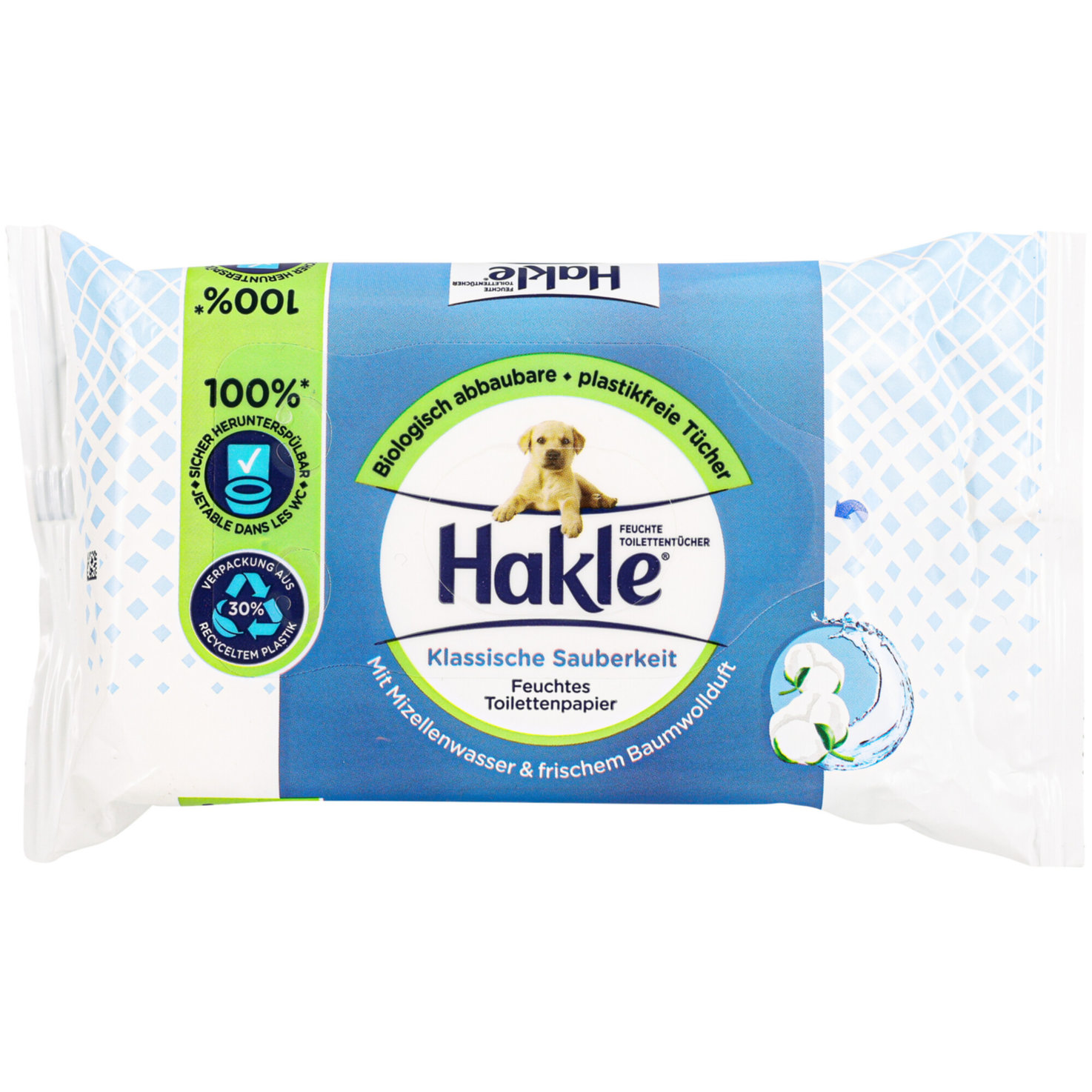 Hakle Klassische Sauberkeit Feuchttücher, 42 Stück