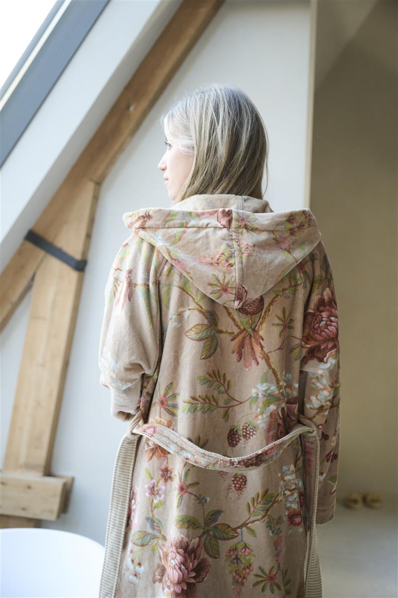 Pip Studio Secret Garden Badjas - Khaki - M