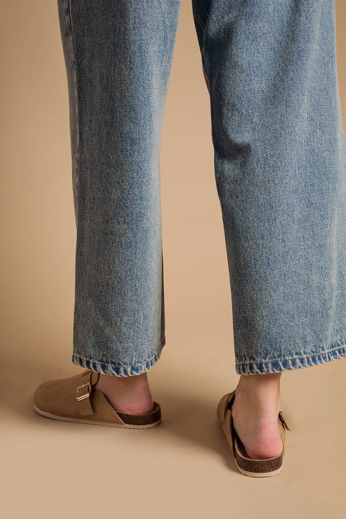 Oasis Jackie Semelle Anatomique Bout Fermé Daim Nubuck Synthétique