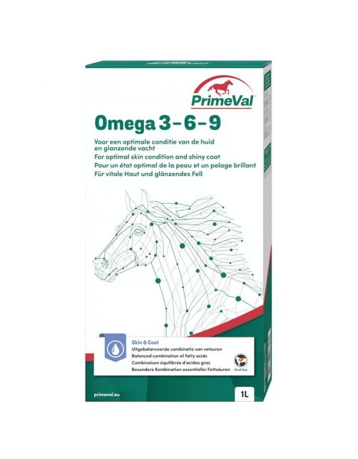 Primeval Omega 3-6-9 Paard - Supplement - Vacht - 1 l