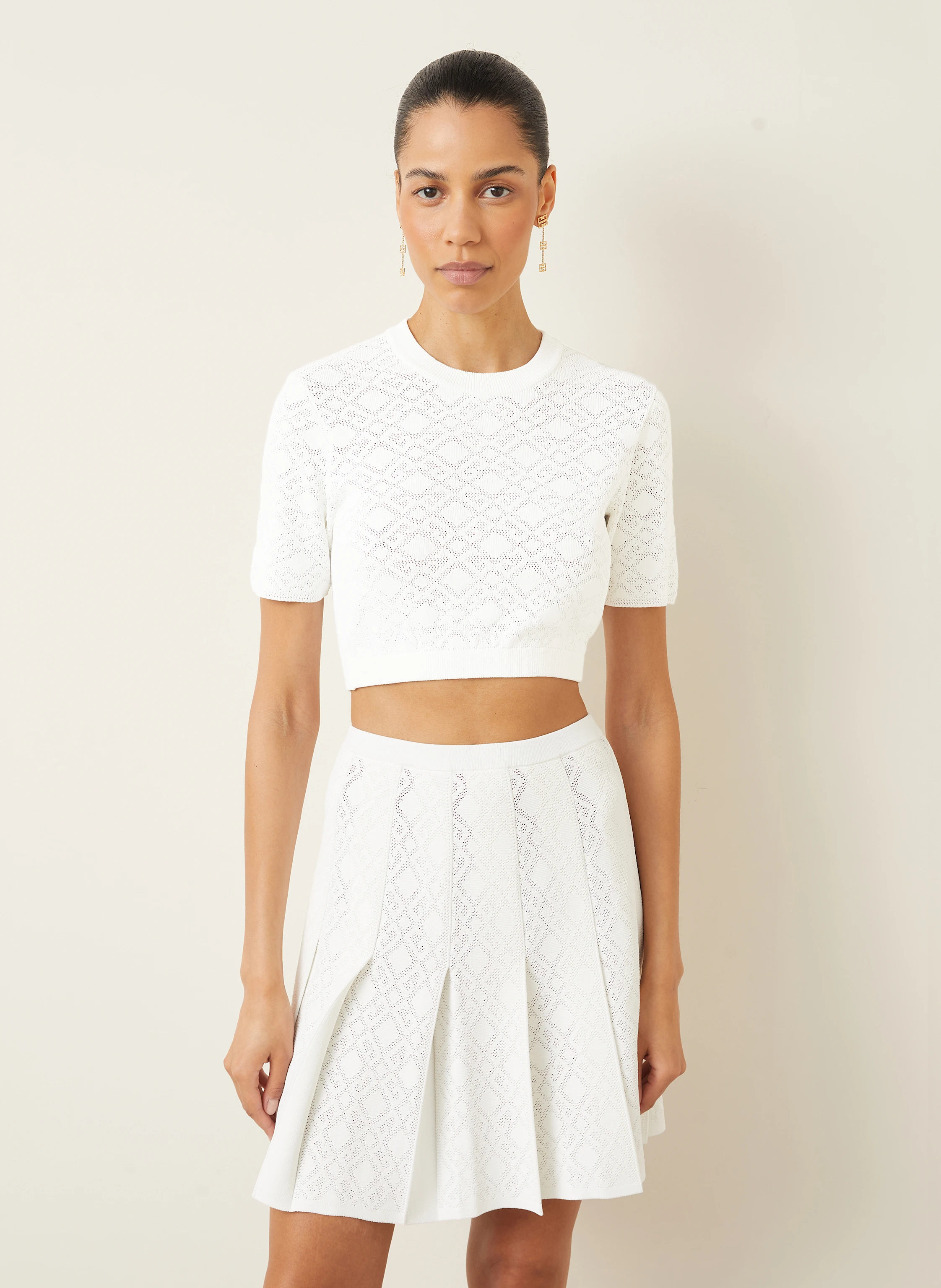 GIVENCHY Cropped-Strickshirt