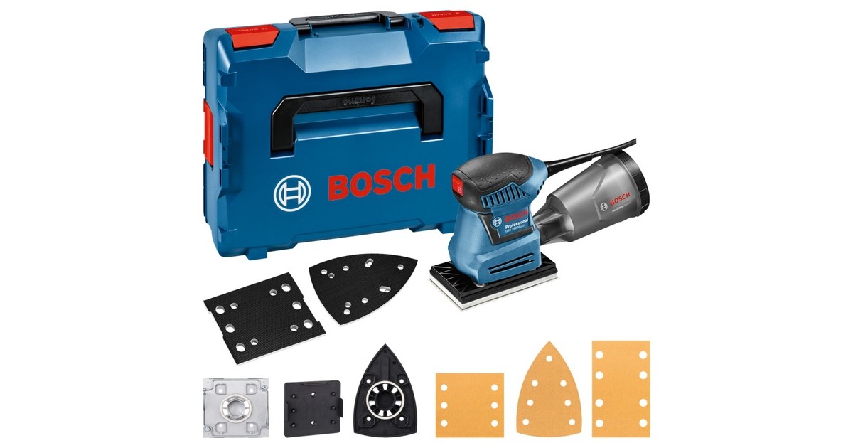 BoschGSS 160-1 A Multi Professional vlakschuurmachine  (Blauw/zwart, 180 Watt, L-BOXX)