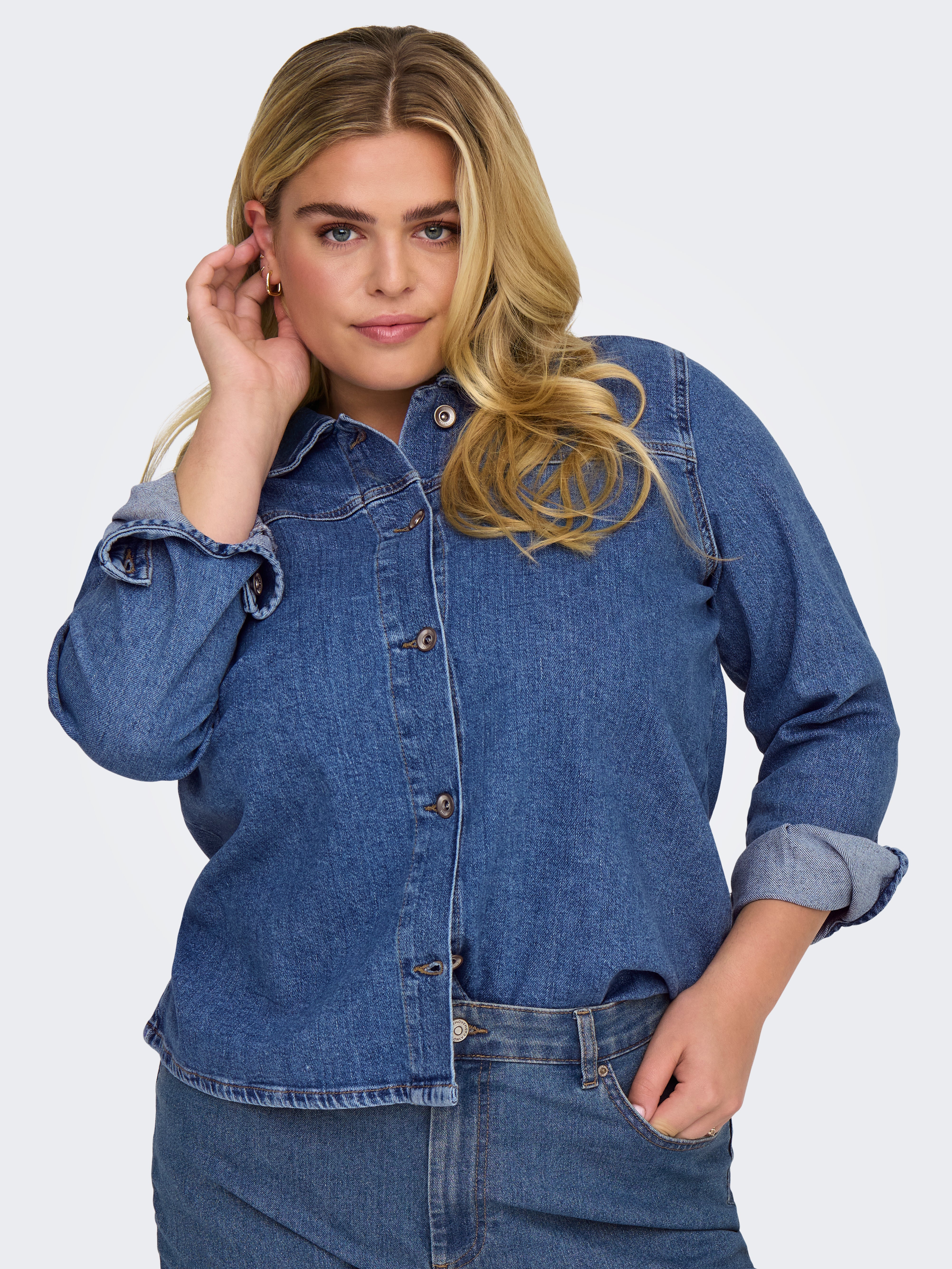CARKIMBERLY Jeanshemd Medium Blue Denim