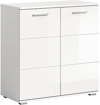 Prego dressoir 2 deuren hoog glans wit,wit.