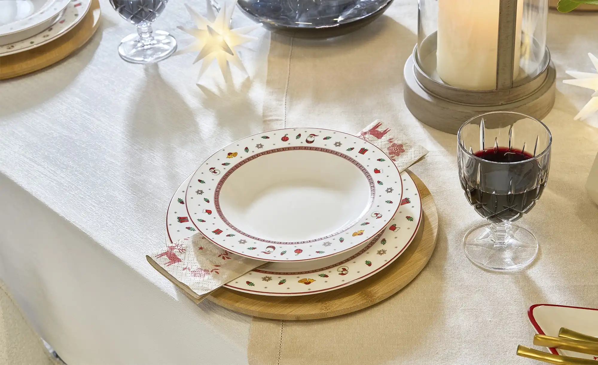 Peill+Putzler Weihnachts-Tafelservice  Santa
