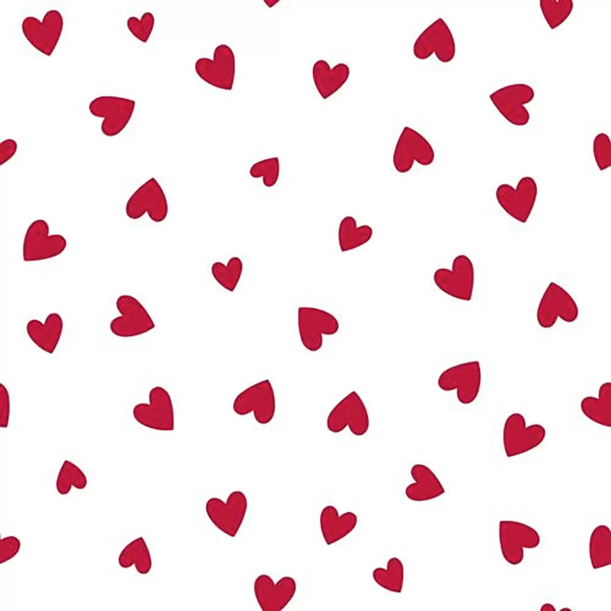 Serviette Hanna Red Hearts rot,weiss