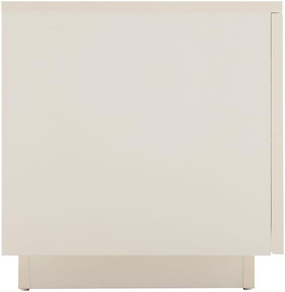Riess Ambiente Modernes TV-Board LOFT - 160cm - weiß - DREI Fächer mit Schublade Lowboard Kommode Eichen-Design
