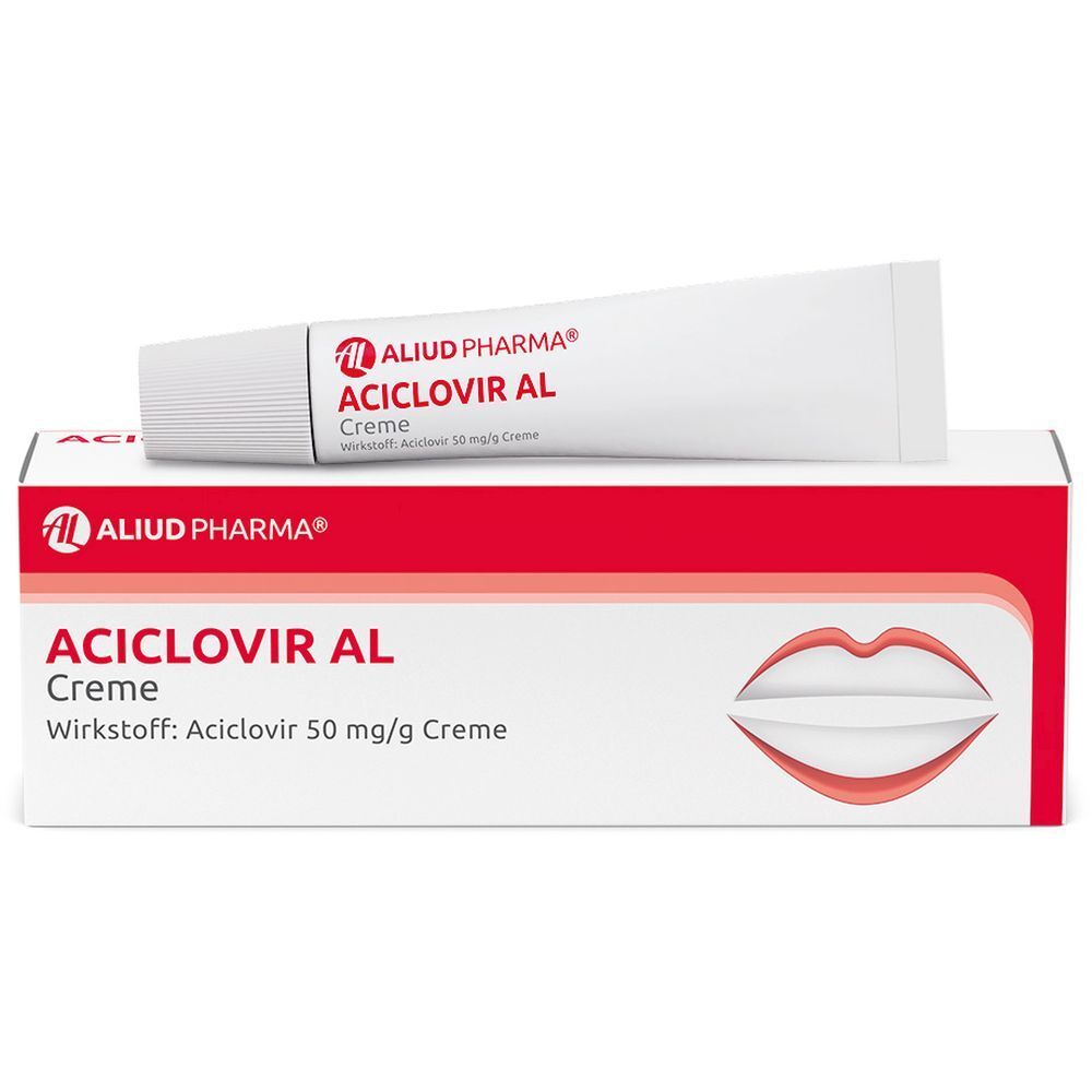 Aciclovir AL Creme bei Lippenherpes