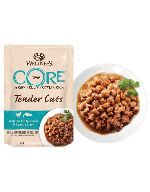 Wellness Core Tender Cuts 85 g - Kattenvoer