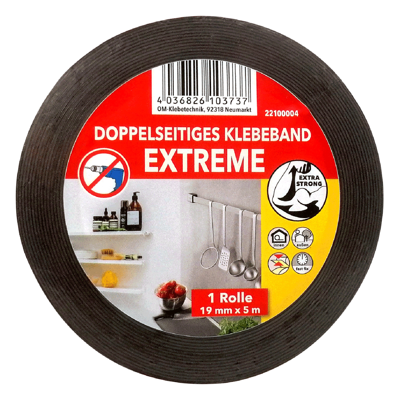 Doppelseitiges Klebeband - 5 Meter