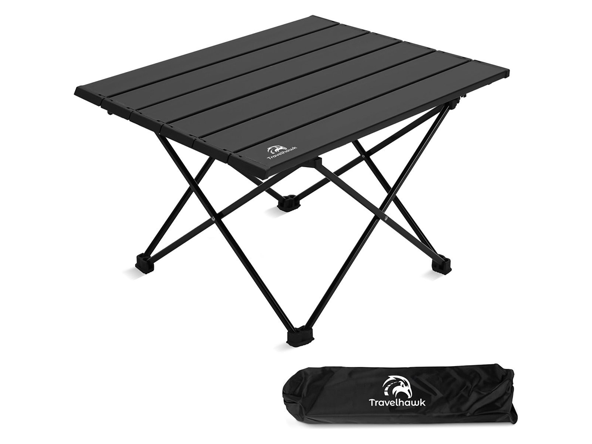 Travelhawk inklapbare campingtafel - 56 x 40 cm