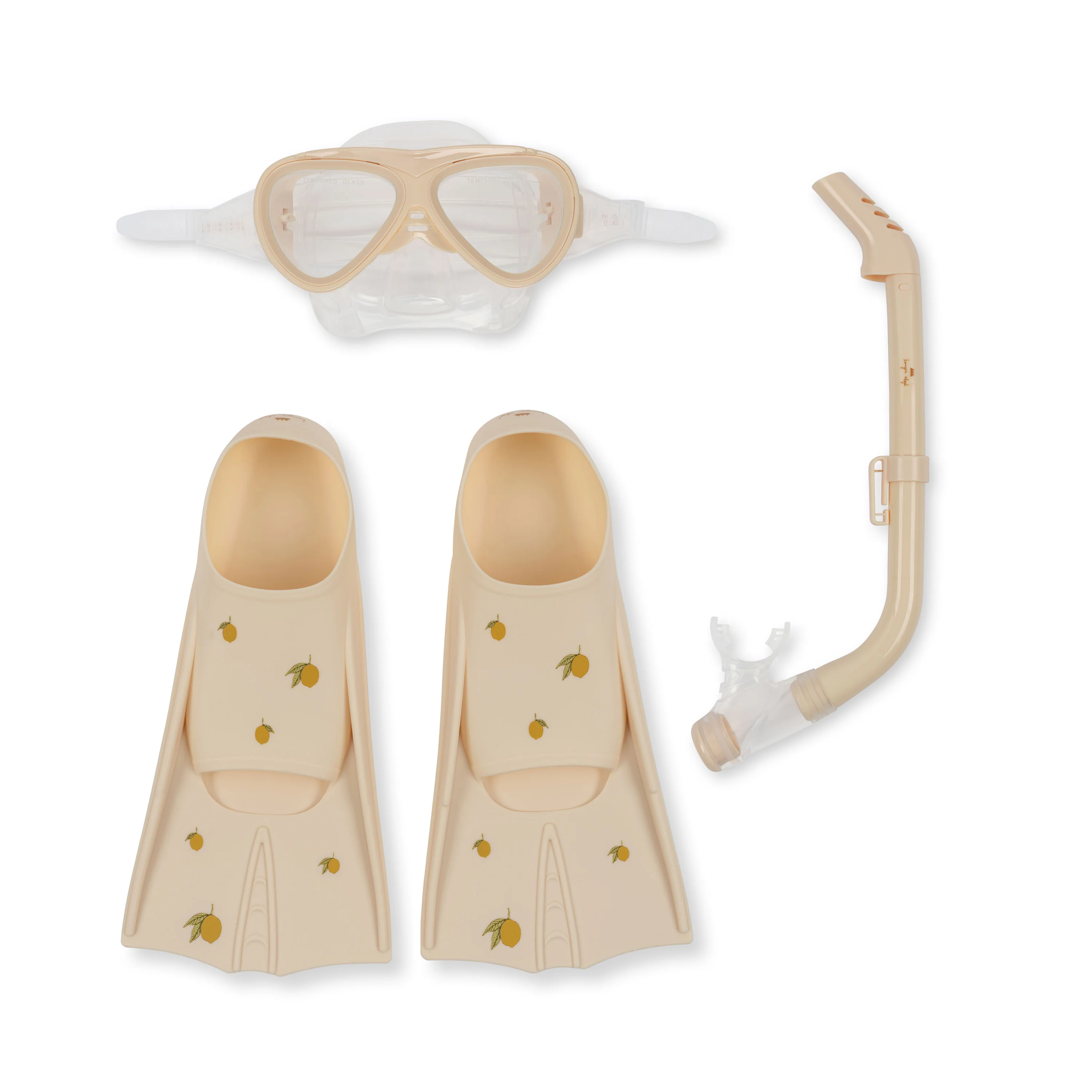 mello snorkelsæt - lemon - 33-34