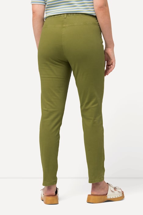 Jeggings, Elastikbund, schmales Bein, Biobaumwolle