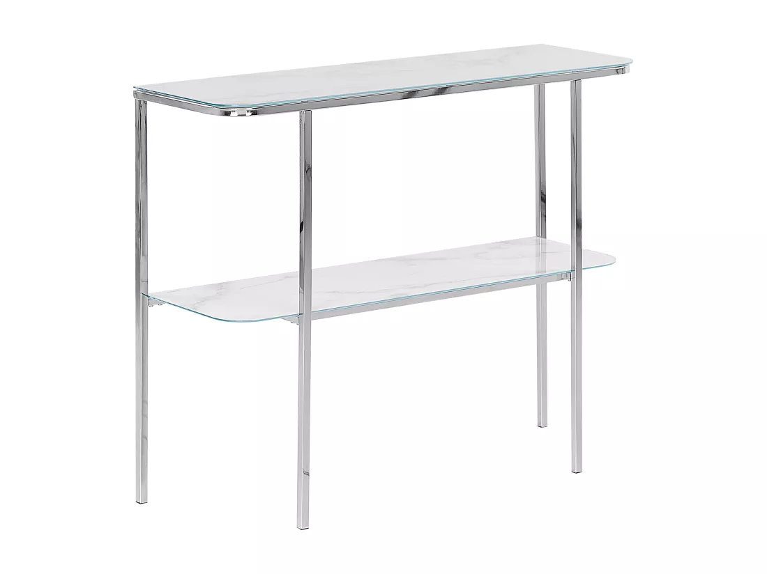 Console CALVERT Verre de sécurité Argenté