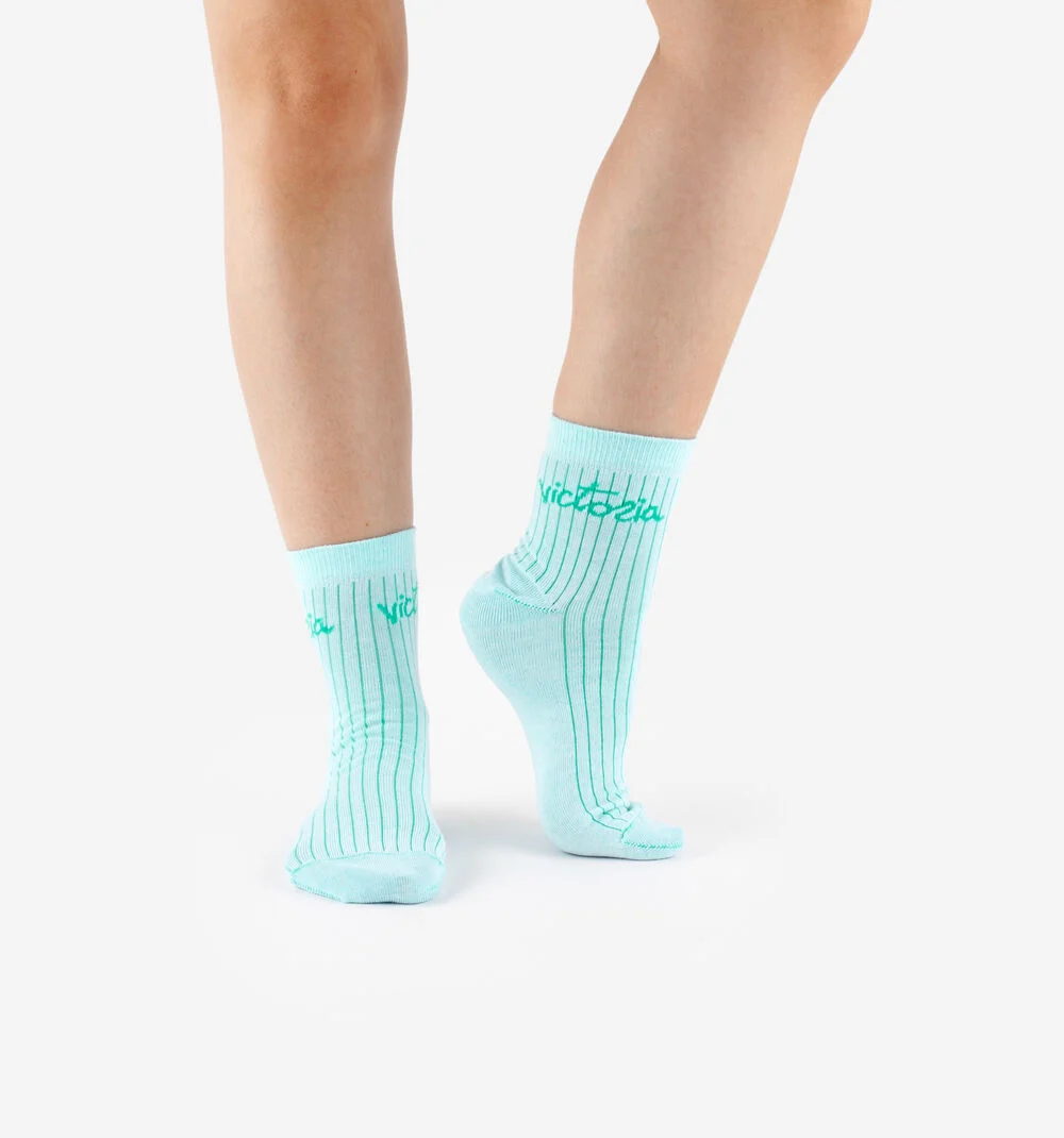 CHAUSSETTES FLUOROSA-AZUL