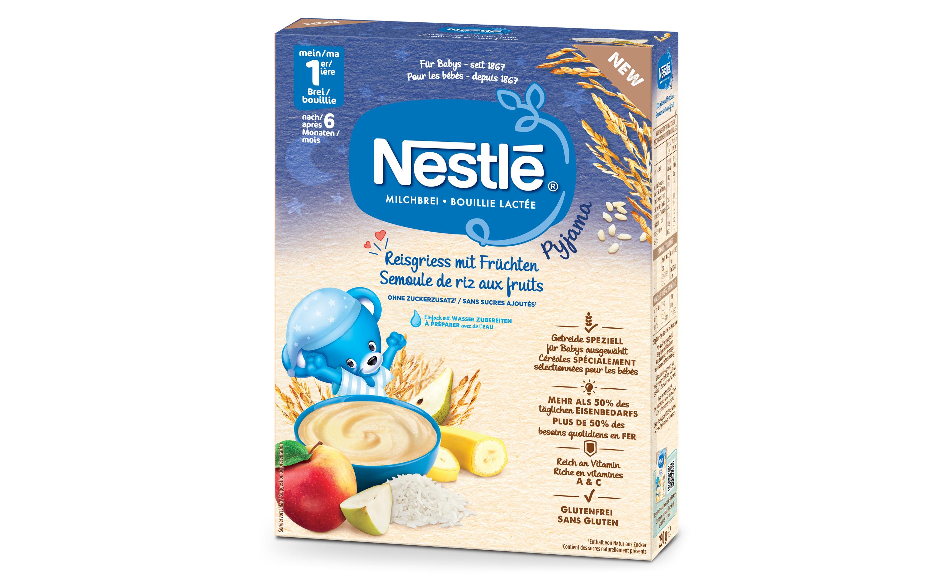 Milchbrei Reisgriess mit Früchten 250gGetreidebeikost