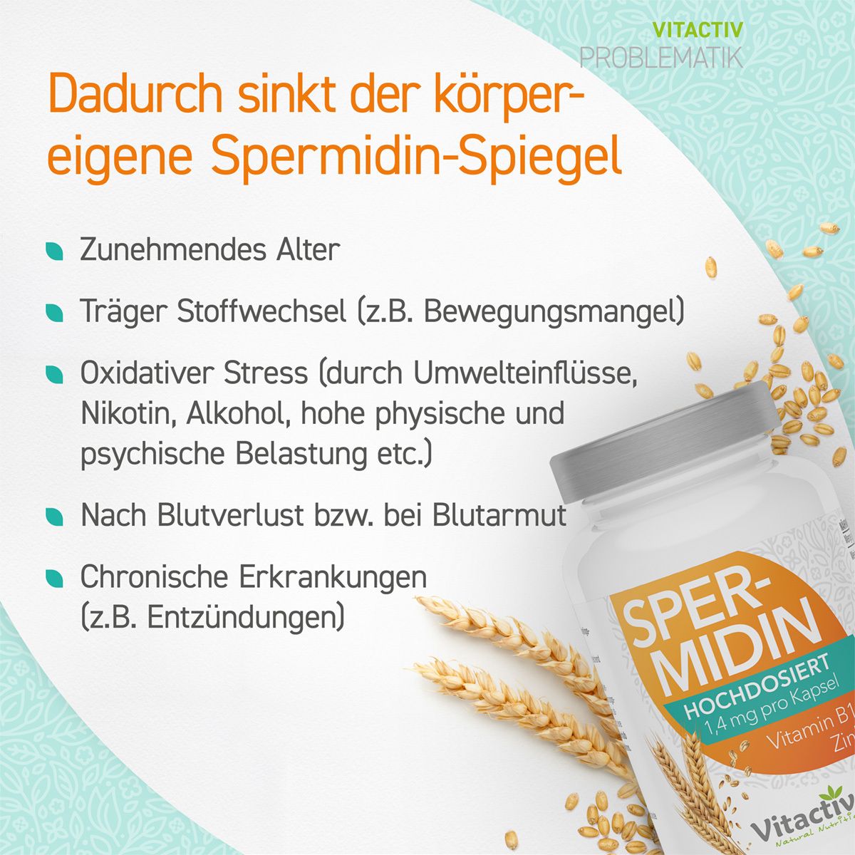 feelgood® SPERMIDIN Kapseln + Vitamin B1 + Zink