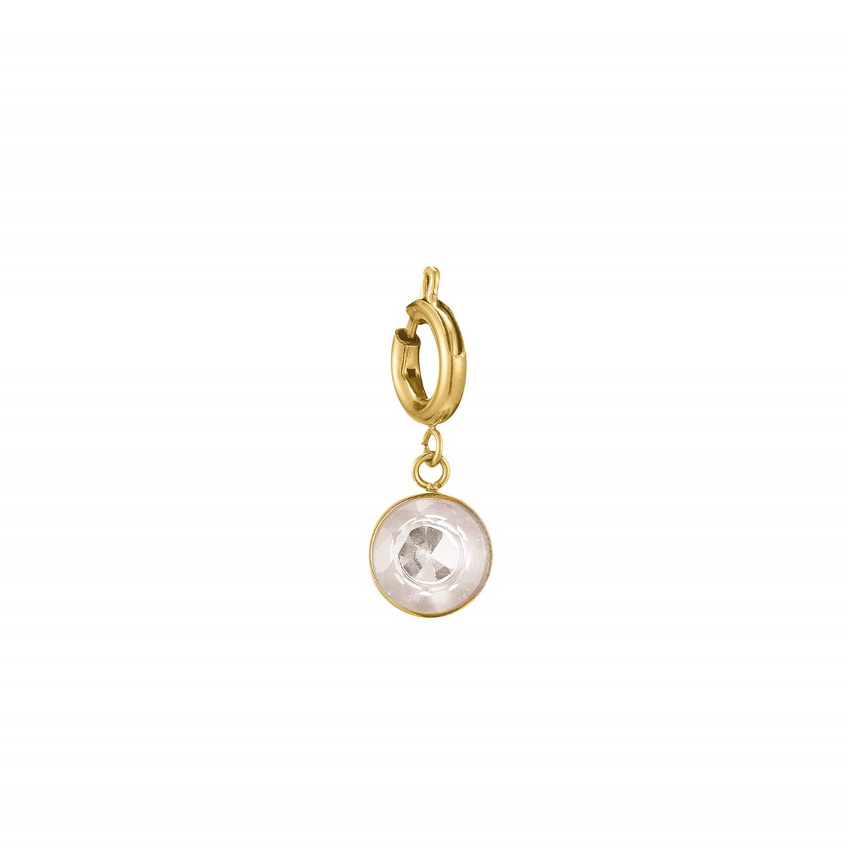 Charm Cristal doré or