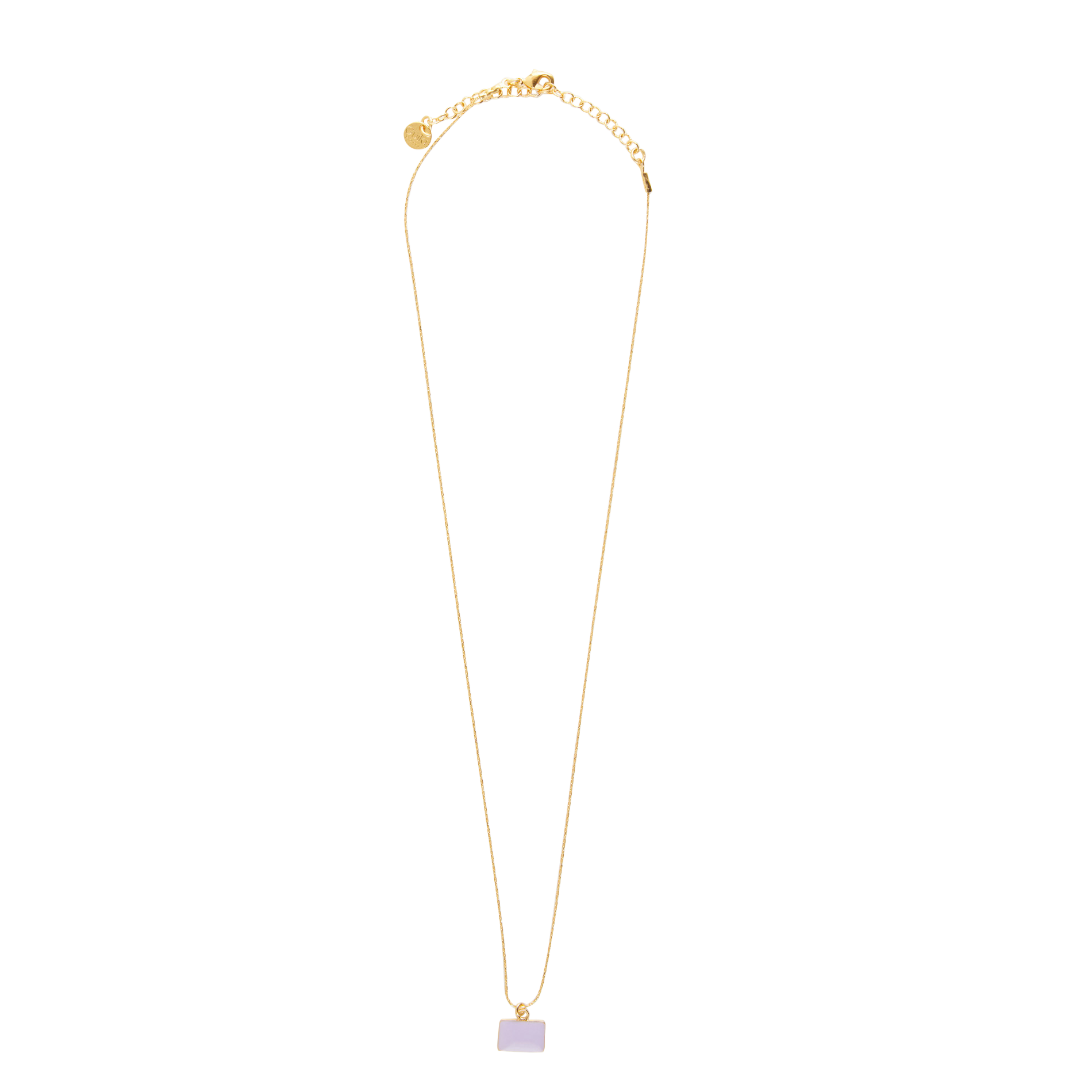 LOVE - Collier en plaqué or | Violet