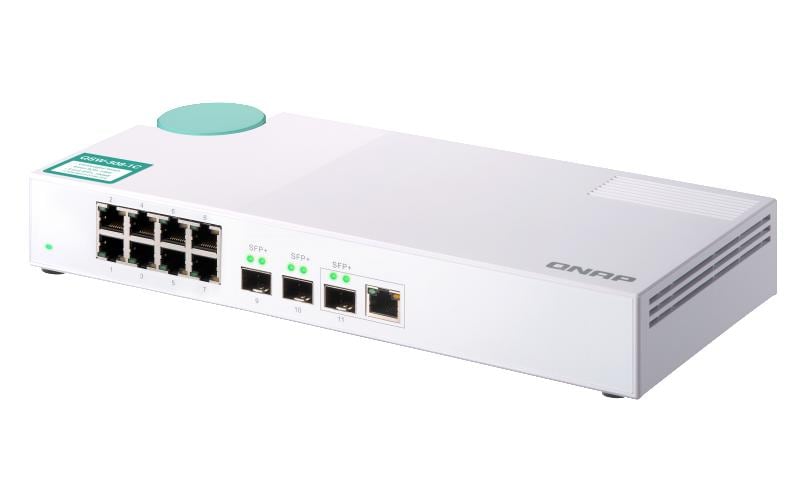 Switch QSW-308-1C 11 Port<br>10GbE-Switch der Einstiegsklasse mit 10GBASE-T/NBASE-T und Gigabit-Ethernet