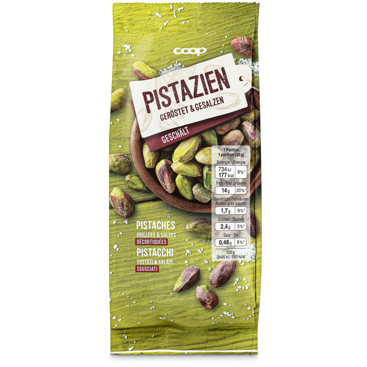 Pistazien geschält+gesalzen