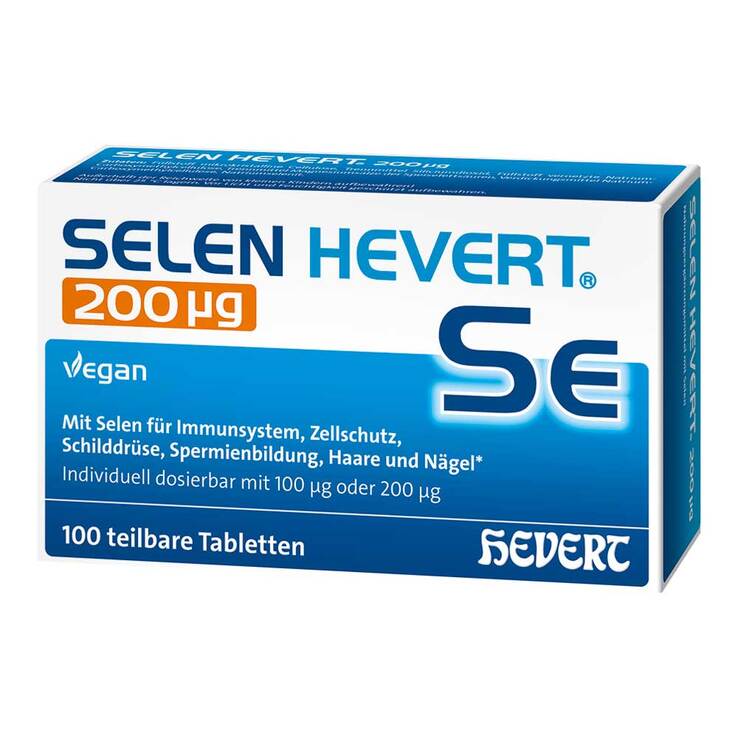 Selen Hevert 200 µg Tabletten, 100 St