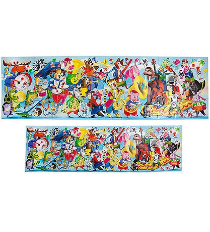 Eeboo Puzzlespiel - 36 Teile - 88,9x25,4 cm - Das lange Musikpaa
