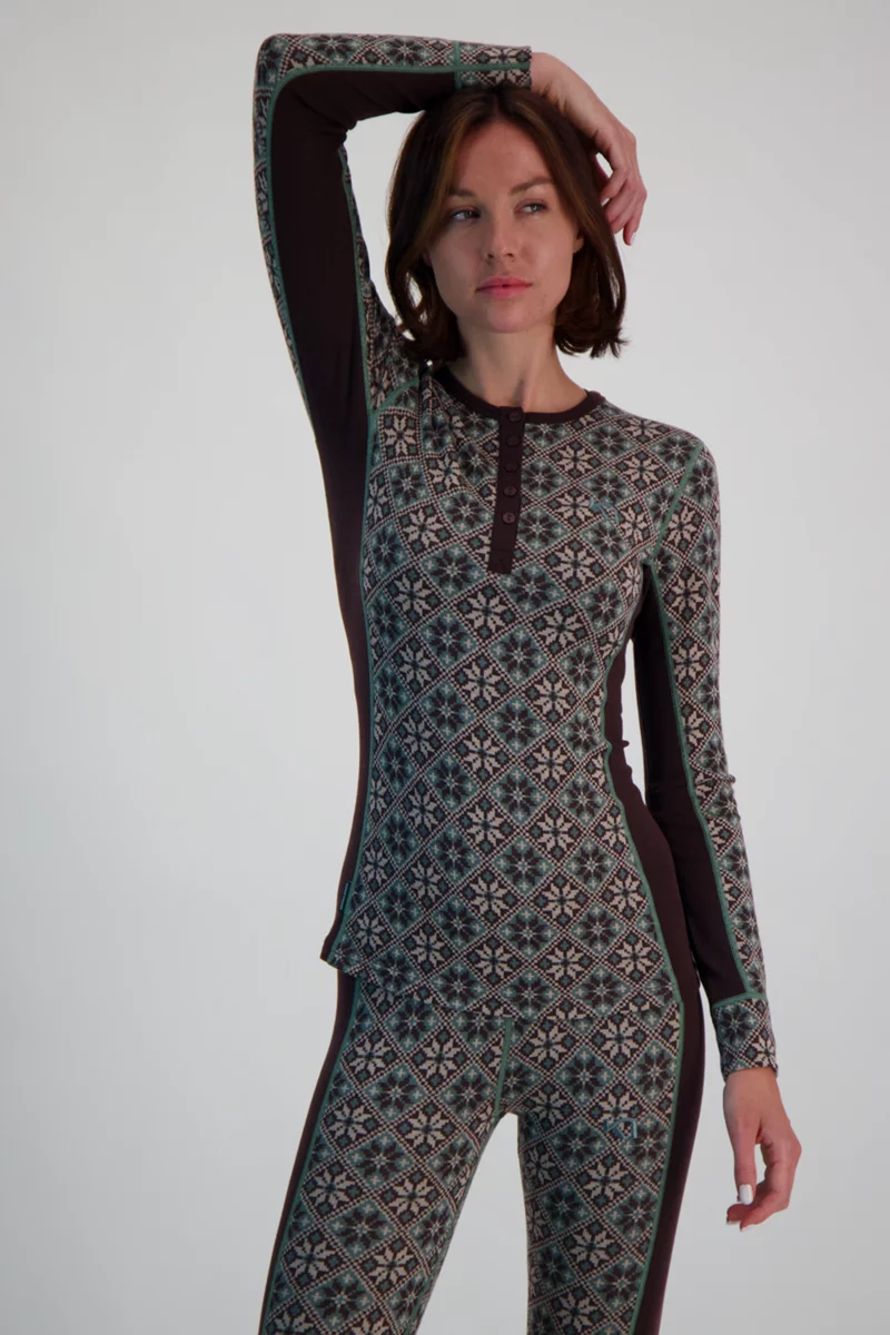 Kari Traa Rose Merino Damen Thermo Longsleeve