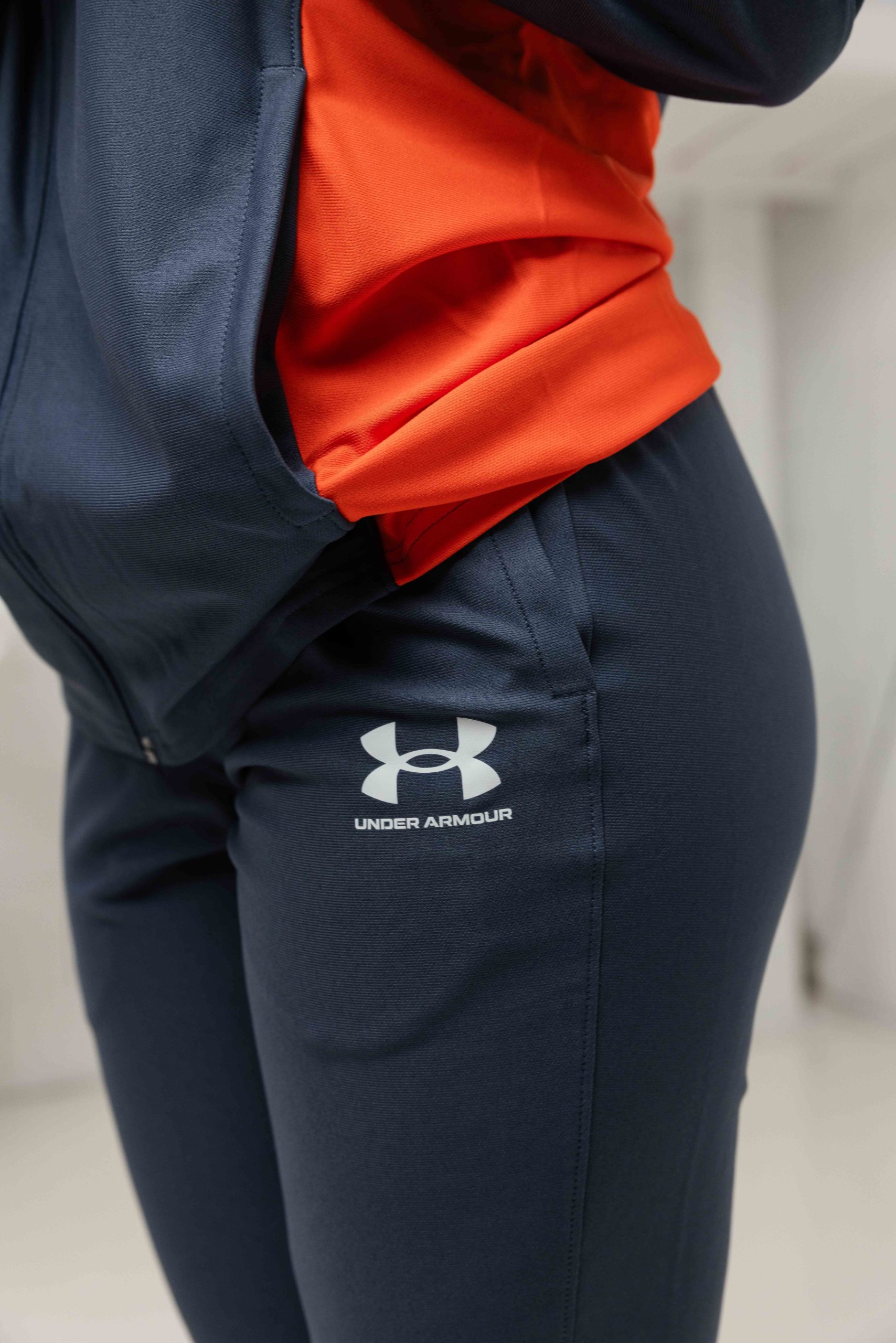 Under Armour Challenger Trainingspak Dames Grijs/Rood