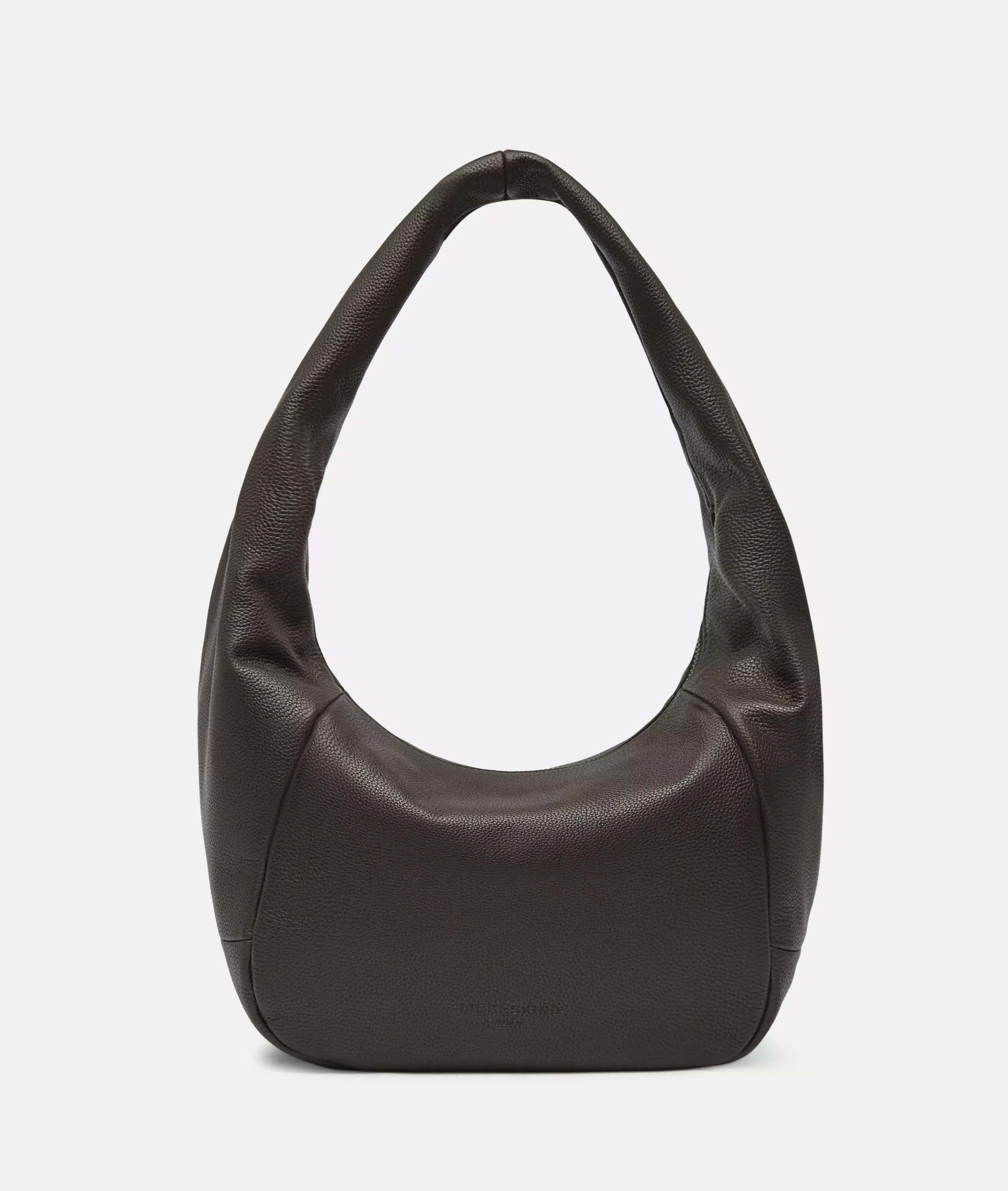 Farrah Hobo M Spacious cowhide pouch bag