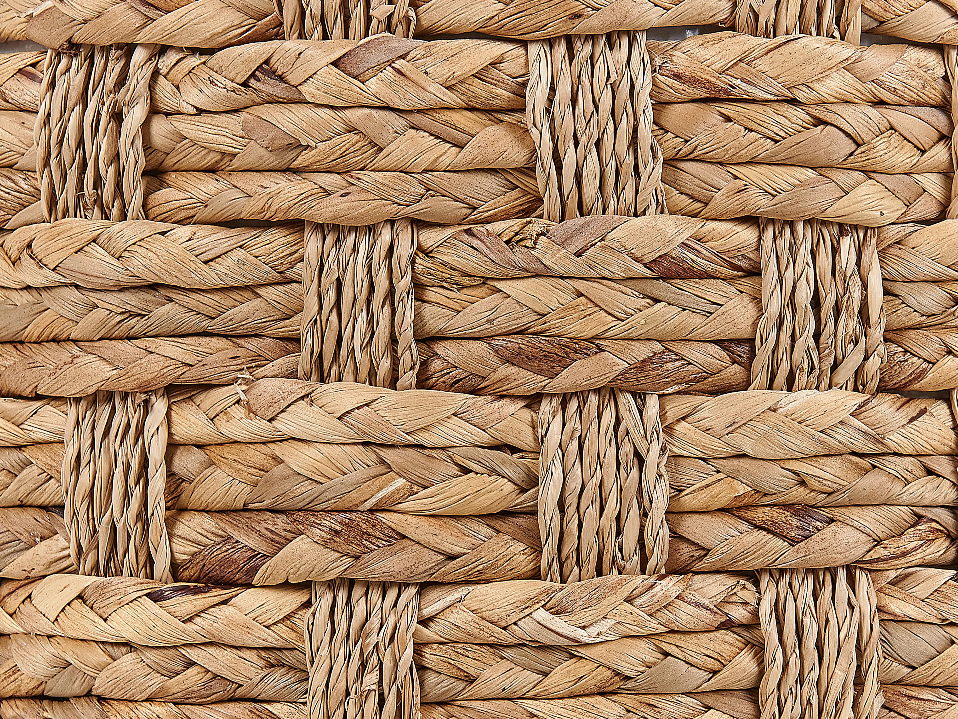Poef BASSLET Wicker Beige