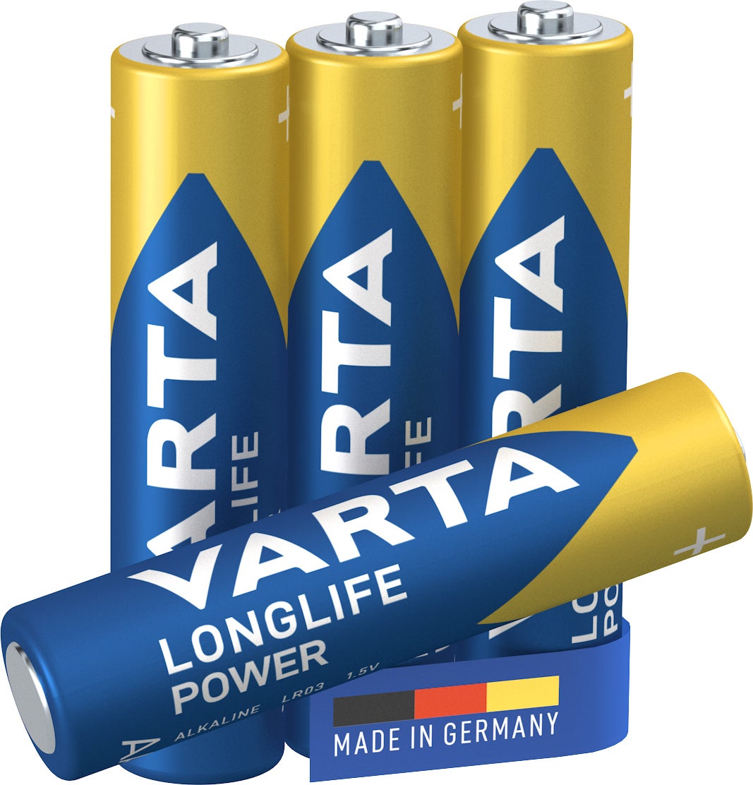 Varta AAA batterij Longlife Power 4 stuks
