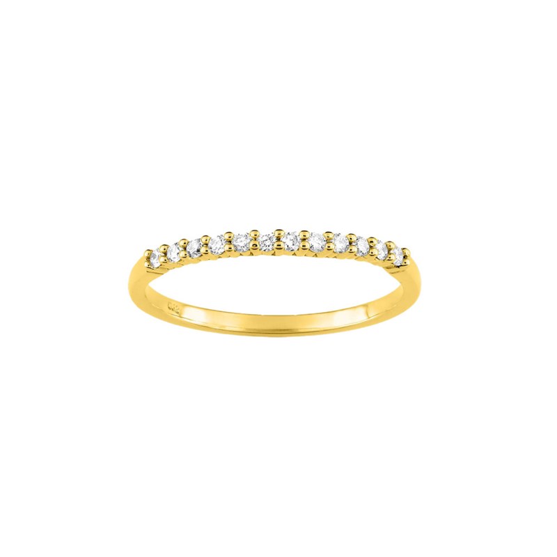 Bague Femme - Oxyde de zirconium - Or 9 Carats