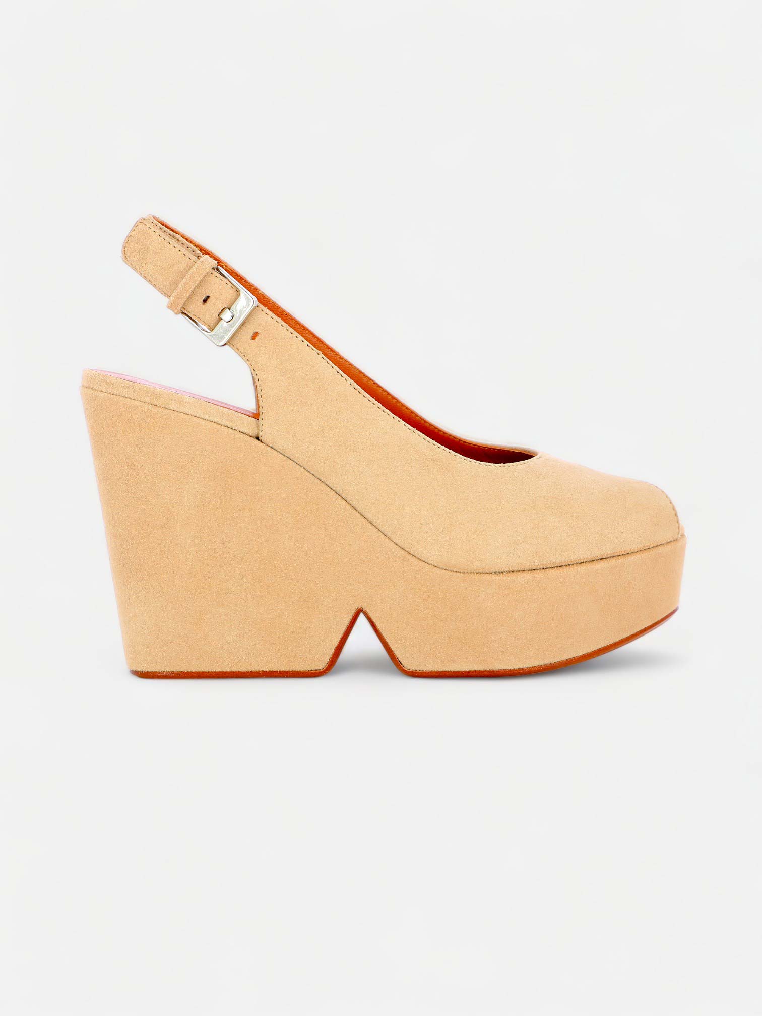 WEDGES - DYLAN wedges, goatskin beige || OUTLET