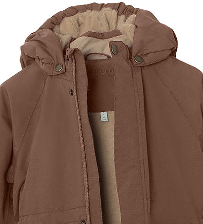 Mini A Ture Winterjacke - Vikania Fleece - Rootbeer Brown