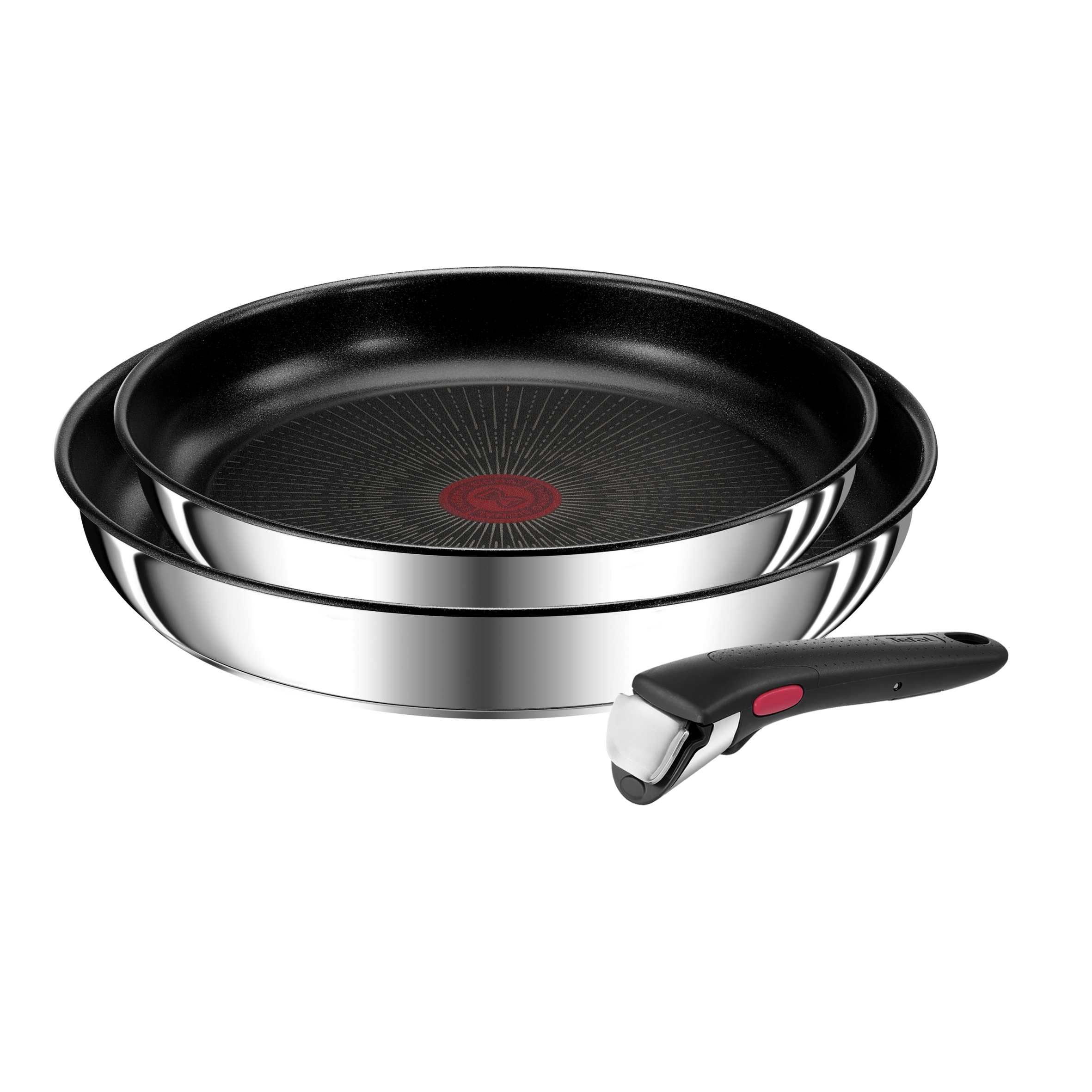 Ingenio Preference 3-delige set (koekenpan 22/26 cm + handgreep)  - inductie