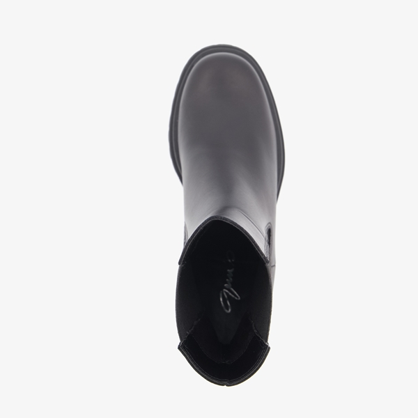 Harper leren dames boots zwart