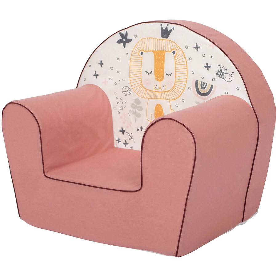 knorr toys® Kindersessel - Löwe Leo rose